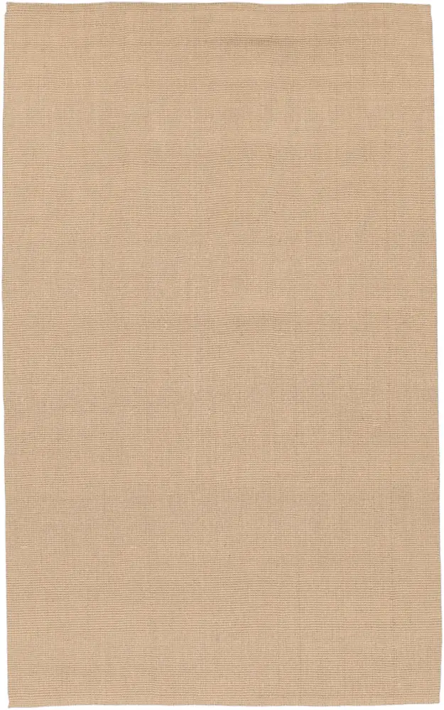 Jute Woven JS-13 Camel Natural Fiber Solid Colored Rug