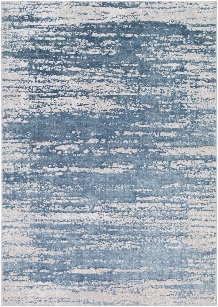 Katmandu KAT-2309 Navy Abstract Synthetic Rug