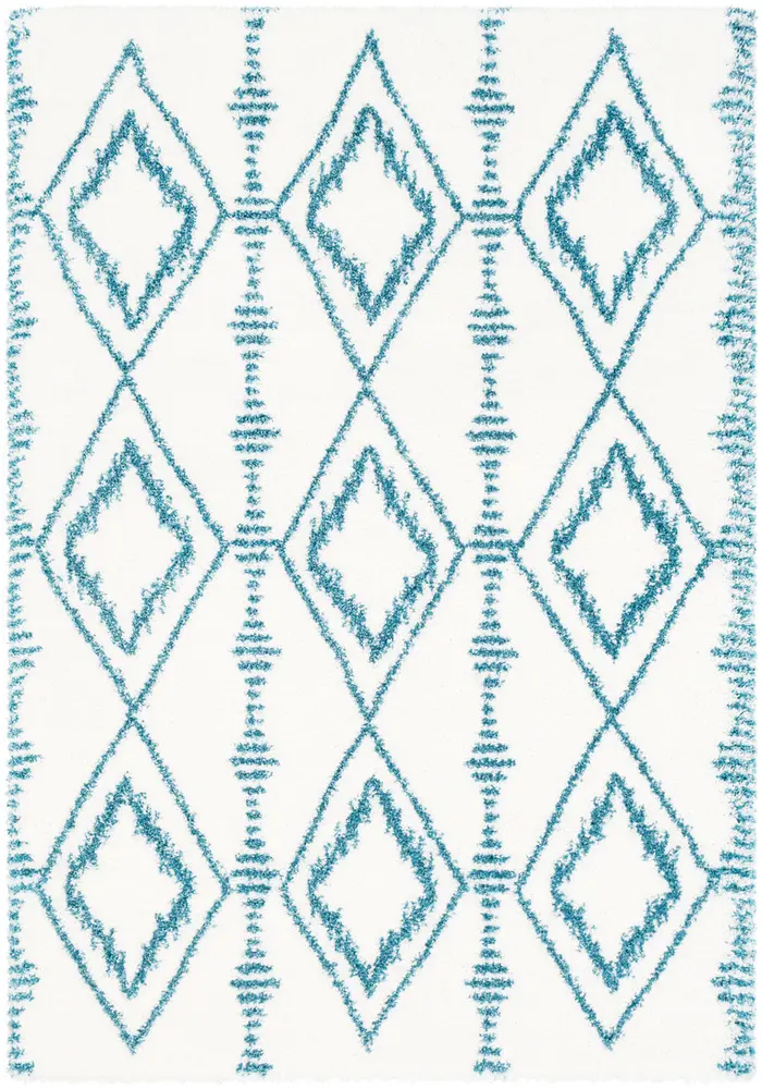 Kodiak KDK-1036 Teal Shag Synthetic Rug