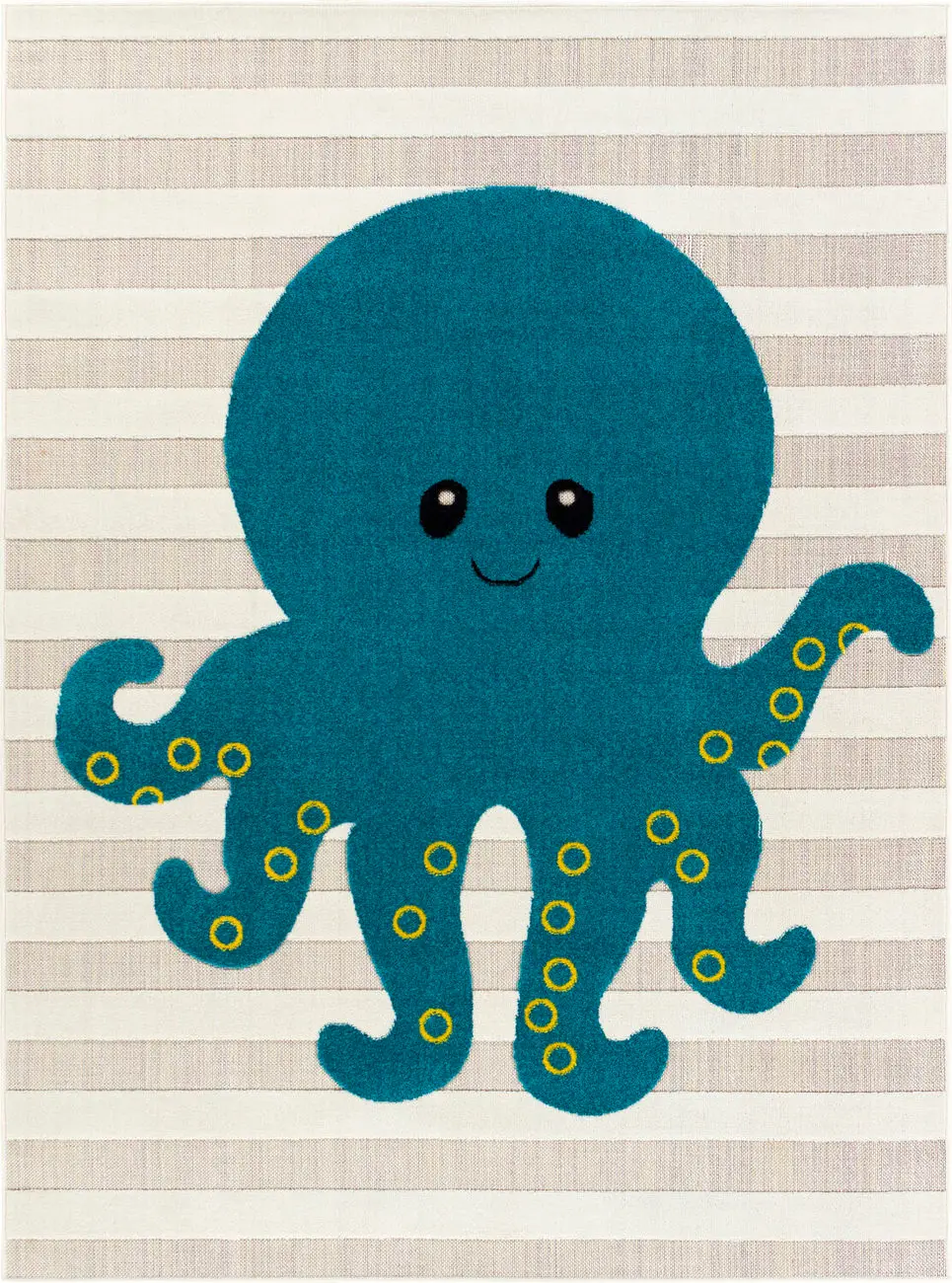 Modern Loom Kindergarten KGT-2302 Multi-Colored Power Loomed Synthetic Rug