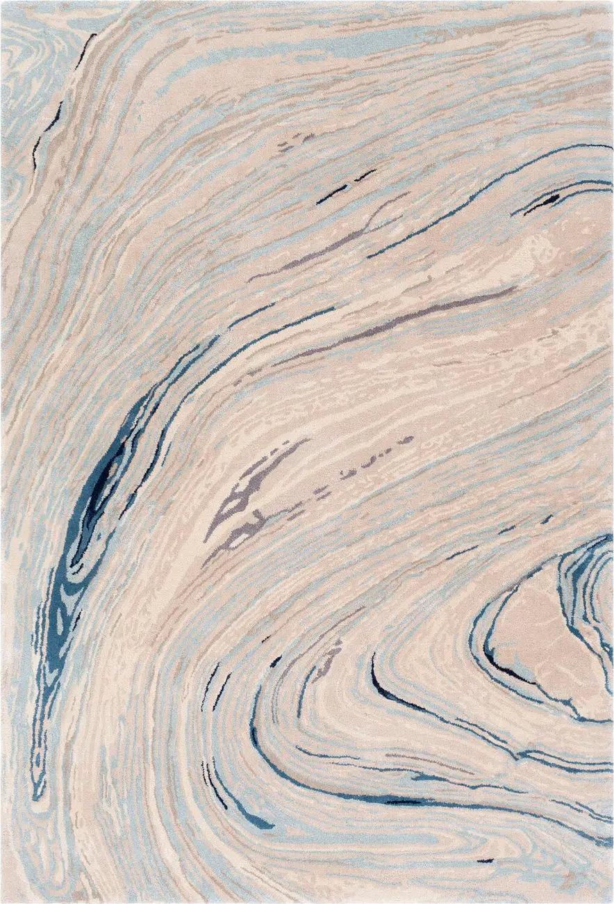 Kavita KVT-2308 Brown Silk Abstract Rug