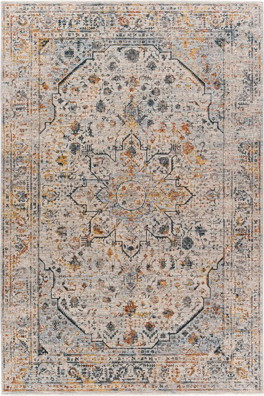 Modern Loom Laila LAA-2310 Multi-Colored Power Loomed Synthetic Rug