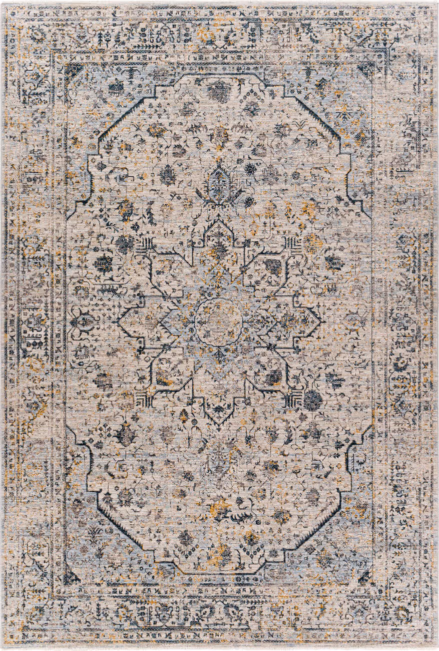 Modern Loom Laila LAA-2311 Multi-Colored Power Loomed Synthetic Rug