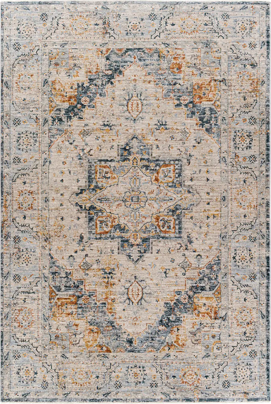 Modern Loom Laila LAA-2313 Multi-Colored Power Loomed Synthetic Rug