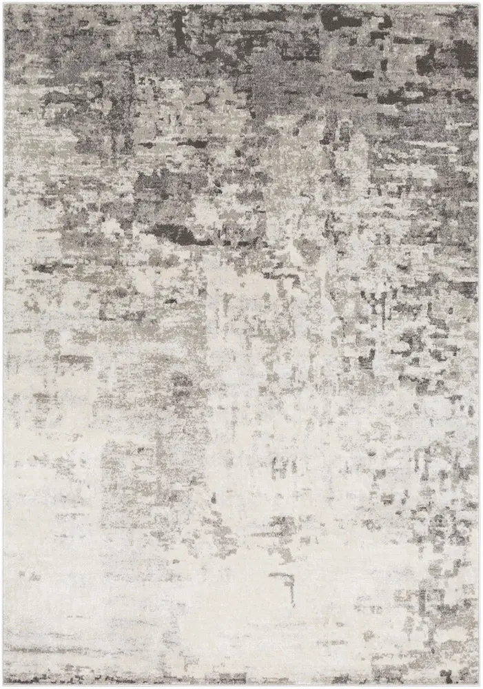 Lagom LGM-2305 Charcoal Synthetic Abstract Rug