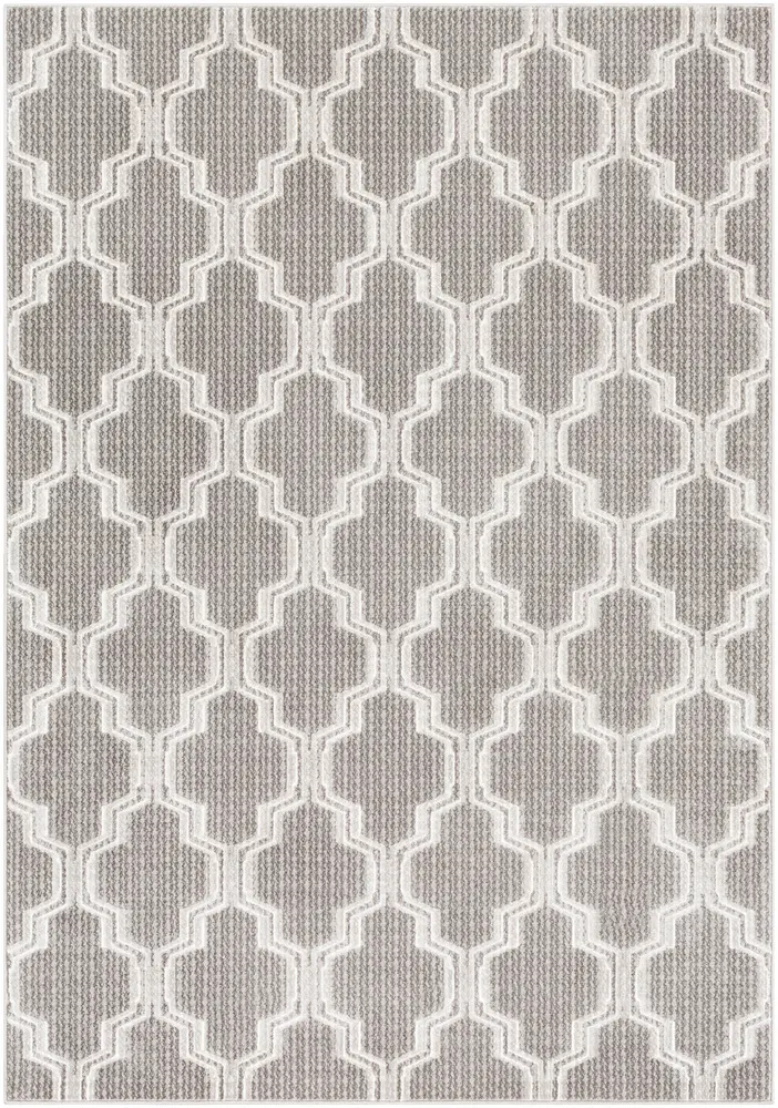 Lagom LGM-2306 Charcoal Synthetic Patterned Rug