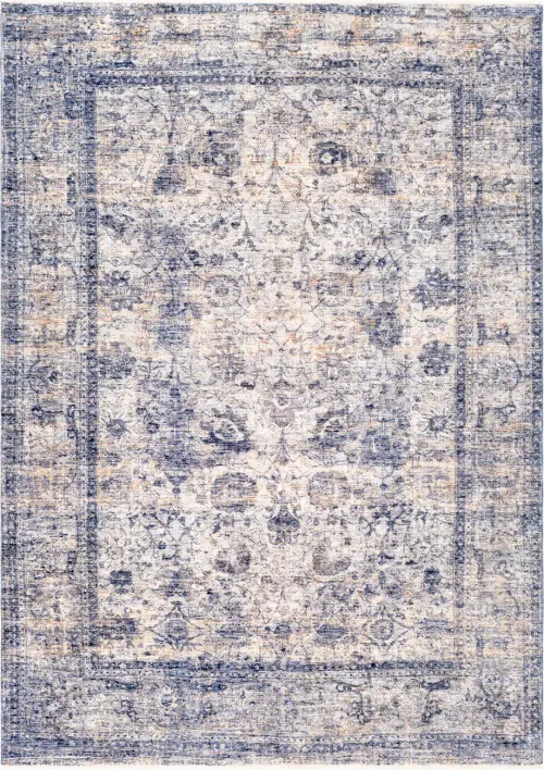 Surya Lincoln LIC-2302 Blue Synthetic Transitional Rug