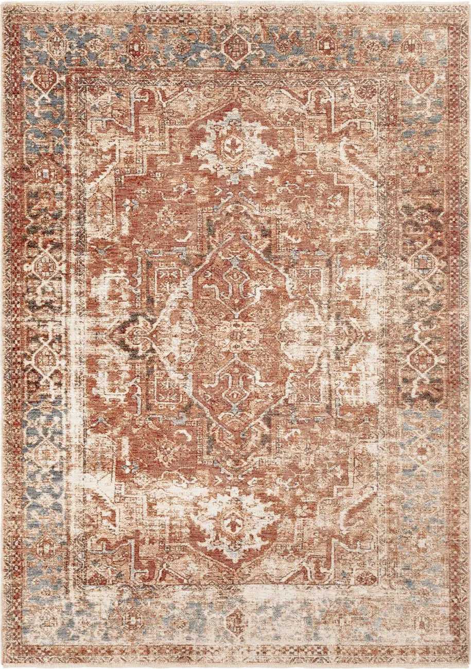 Lincoln LIC-2306 Blue Traditional Transitional Rug