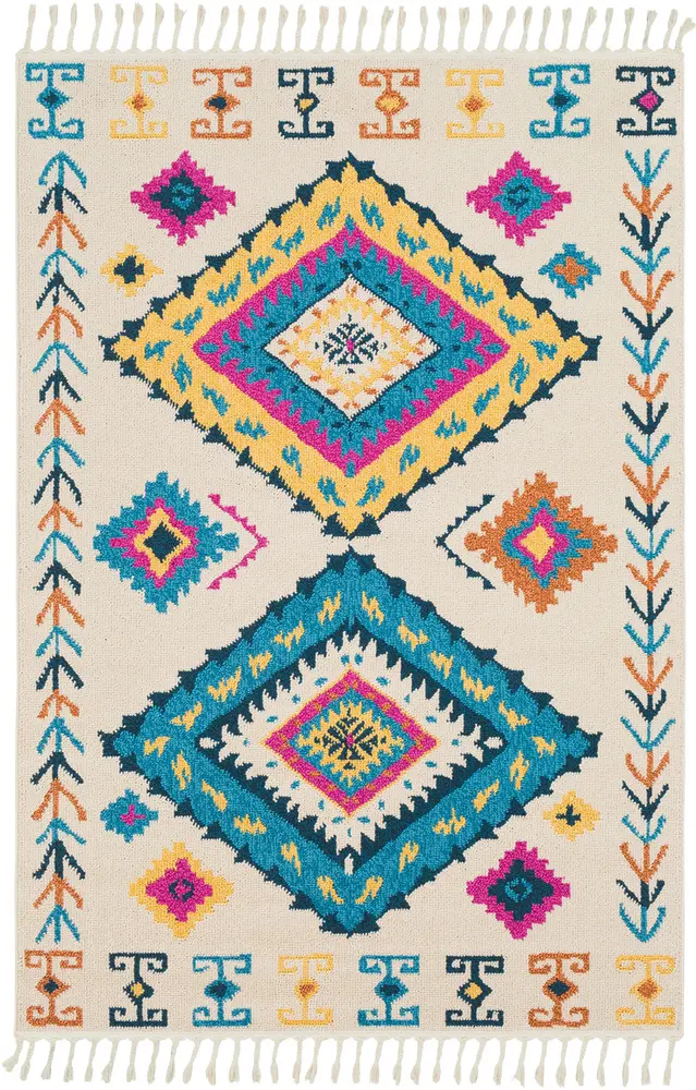 Love LOV-2302 Sky Blue Synthetic Transitional Rug