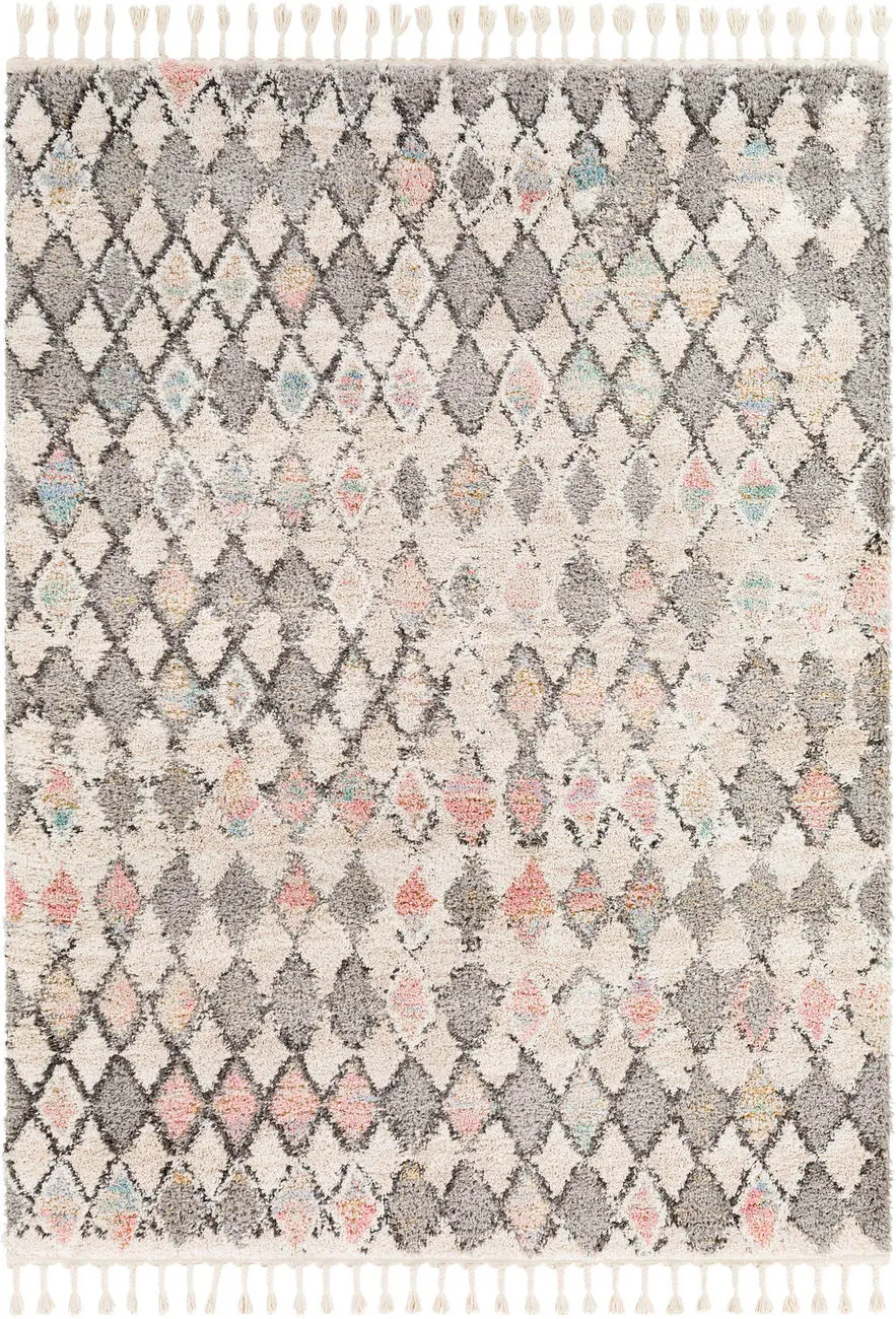 Modern Loom Lisbon LSB-2302 Multi-Colored Power Loomed Synthetic Rug