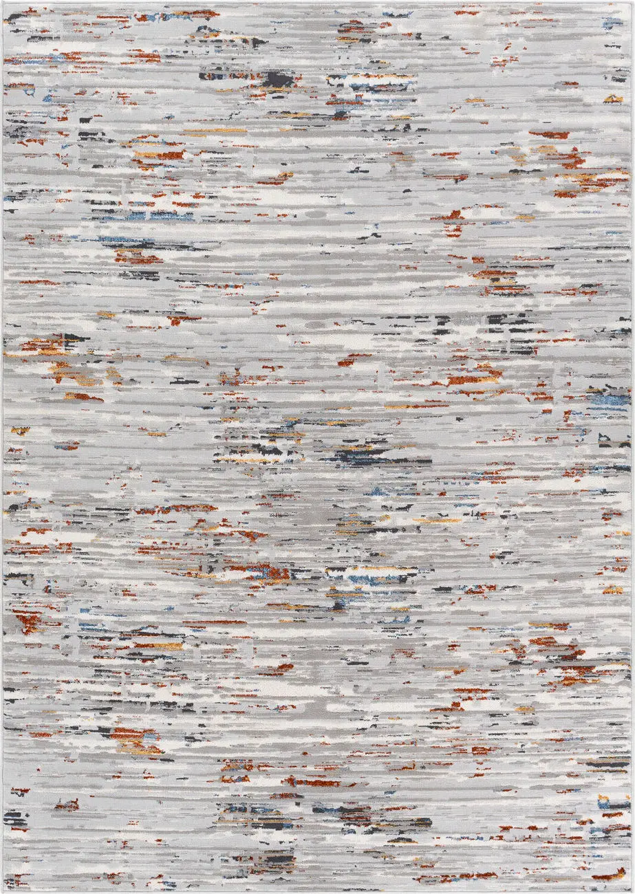 Modern Loom Lustro LSR-2318 Multi-Colored Power Loomed Synthetic Rug