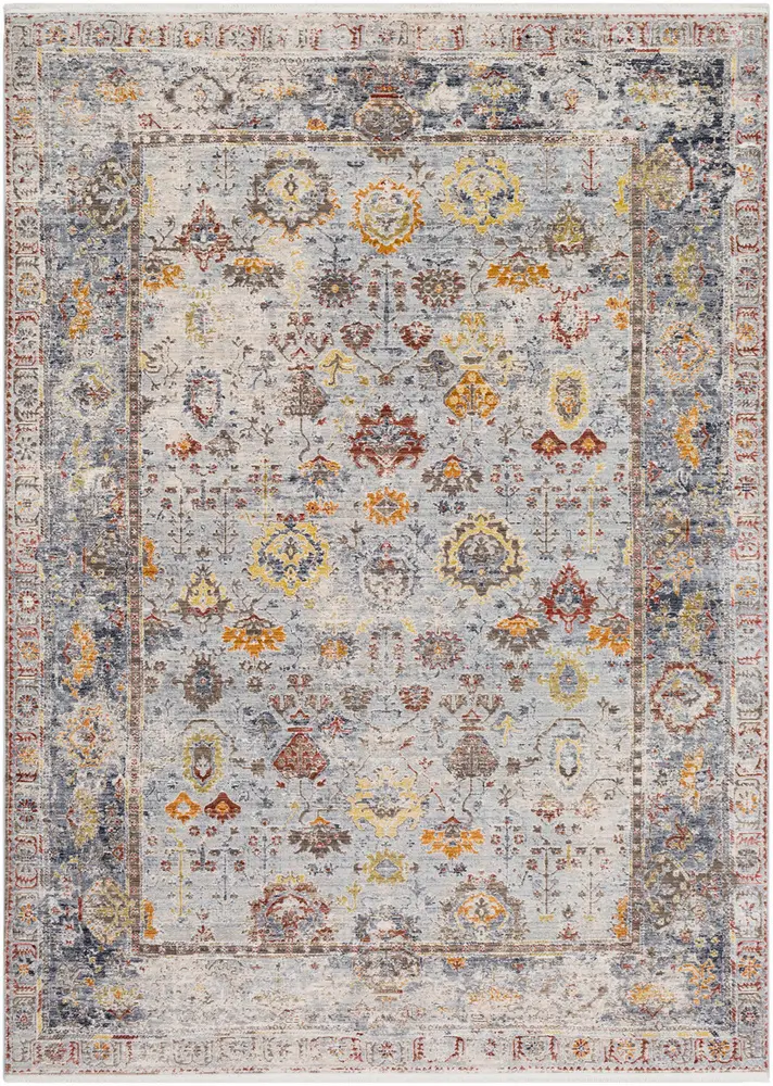 Liverpool LVP-2300 Charcoal Transitional Traditional Rug