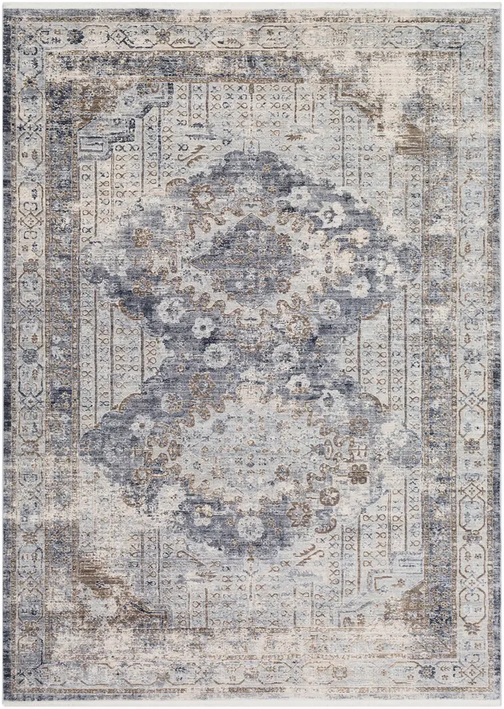 Liverpool LVP-2301 Charcoal Synthetic Traditional Rug