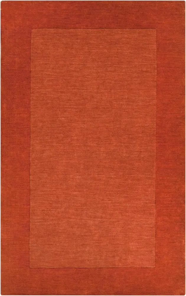 Mystique M-300 Burnt Orange Wool Solid Colored Rug