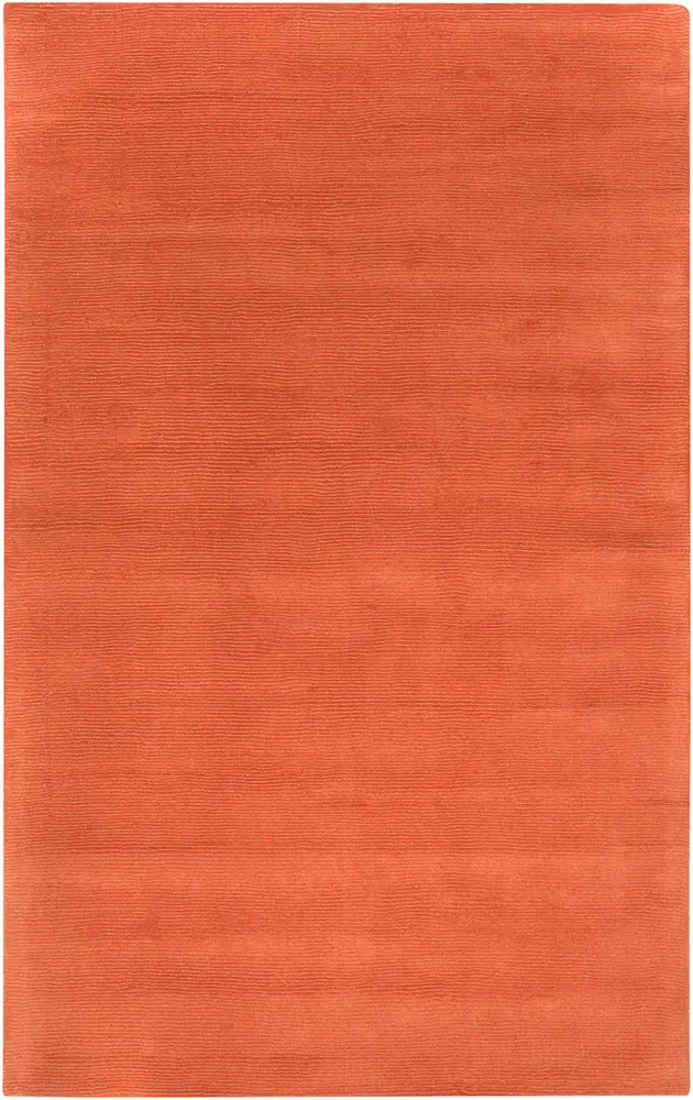 Mystique M-332 Burnt Orange Wool Solid Colored Rug