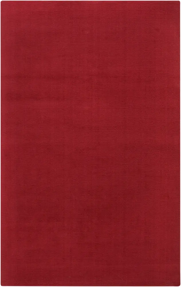 Mystique M-333 Garnet Solid Colored Wool Rug