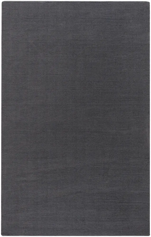 Mystique M-341 Charcoal Wool Solid Colored Rug