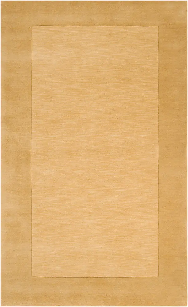 Mystique M-345 Camel Solid Colored Bordered Rug