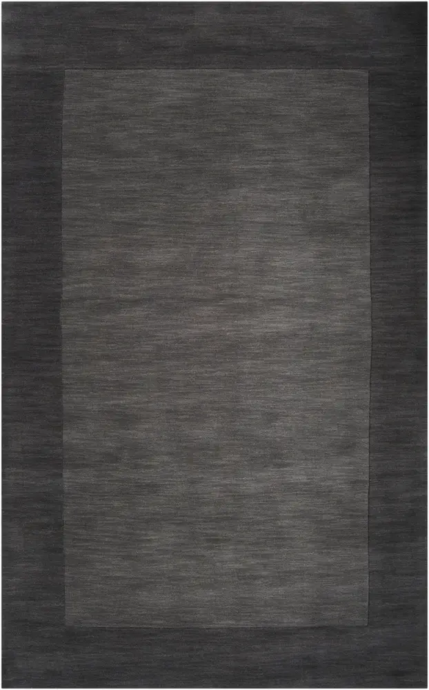 Mystique M-347 Charcoal Bordered Wool Rug