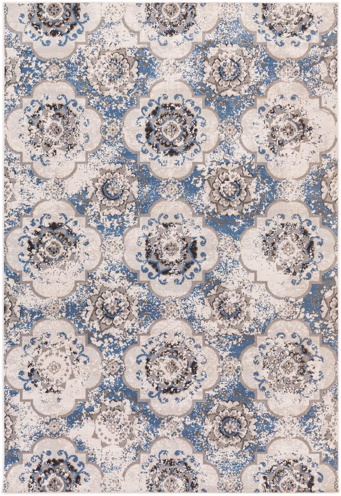 Surya Mavrick MAV-7016 Navy Synthetic Transitional Rug