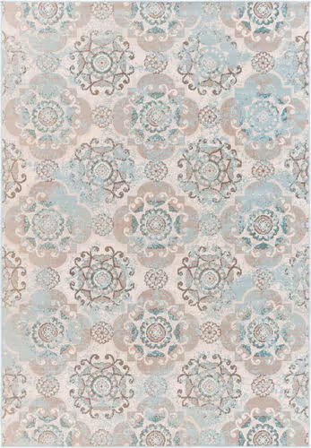 Surya Mavrick MAV-7018 Teal Synthetic Transitional Rug Product Image
