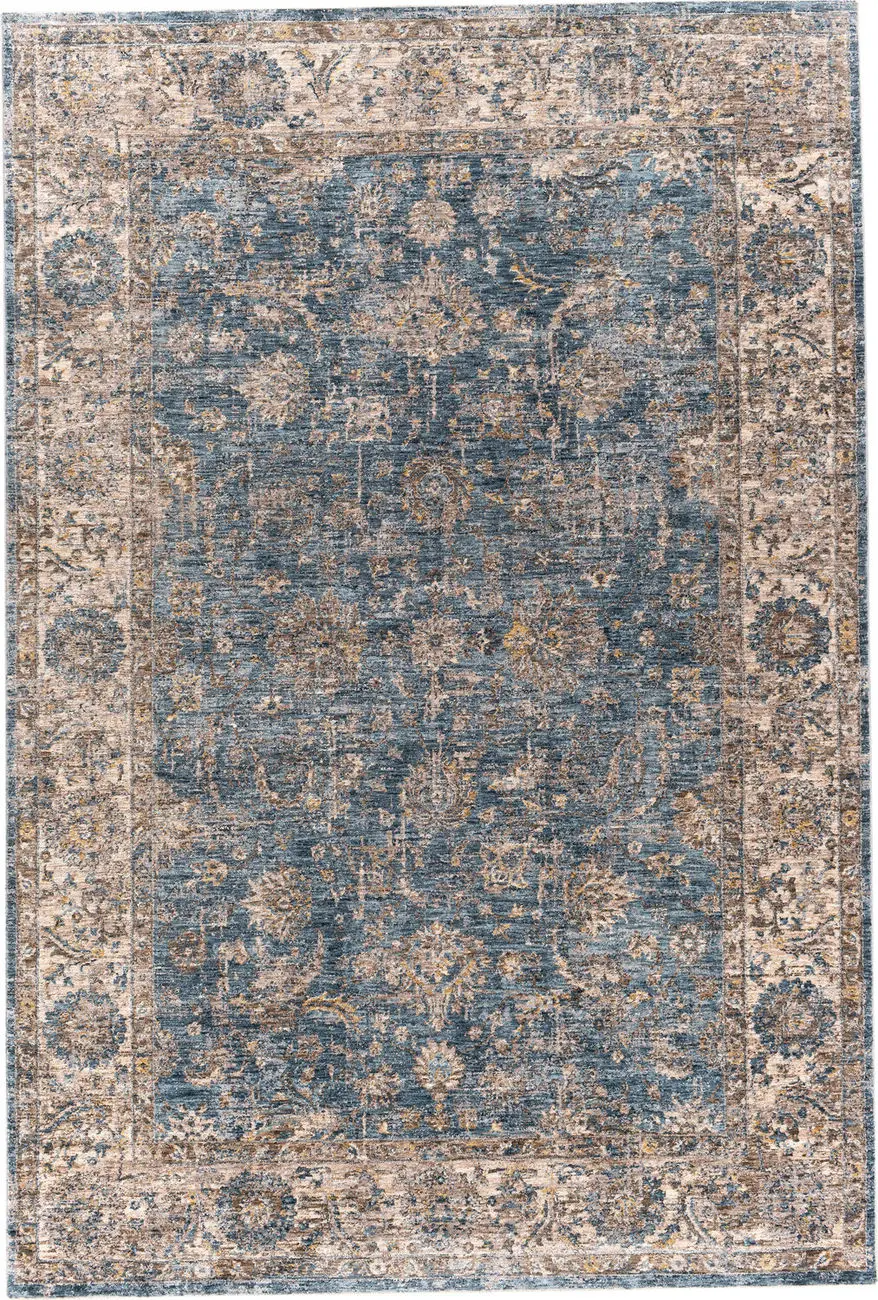 Modern Loom Mirabel MBE-2305 Blue Power Loomed Synthetic Rug