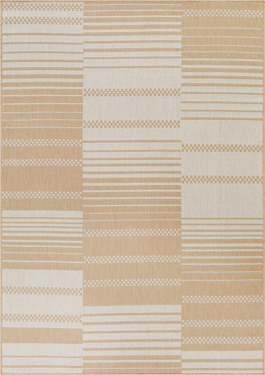 Modern Loom Malibu MBU-2306 Beige Power Loomed Synthetic Rug