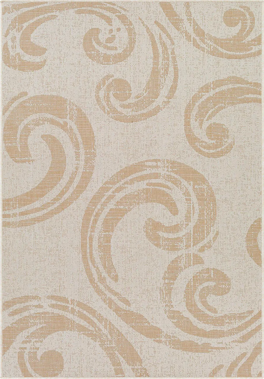 Modern Loom Malibu MBU-2310 Beige Power Loomed Synthetic Rug