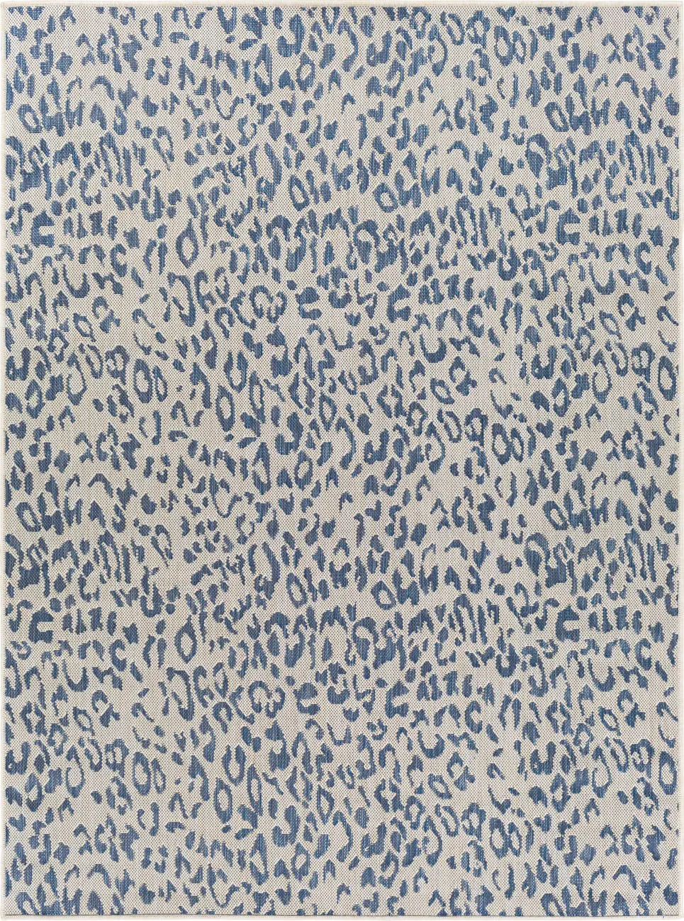 Modern Loom Malibu MBU-2311 Blue Power Loomed Synthetic Rug