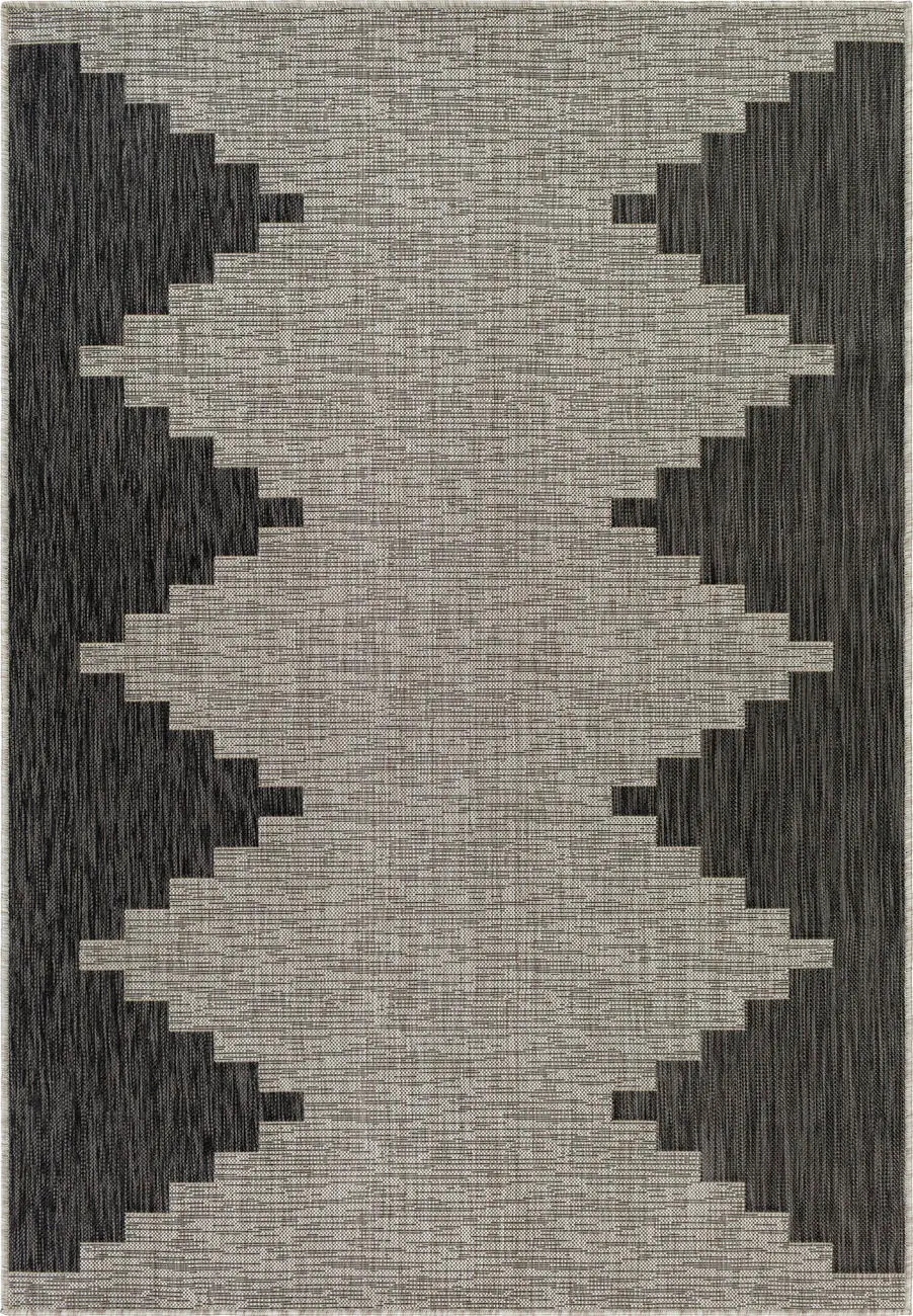 Modern Loom Malibu MBU-2314 Gray Power Loomed Synthetic Rug