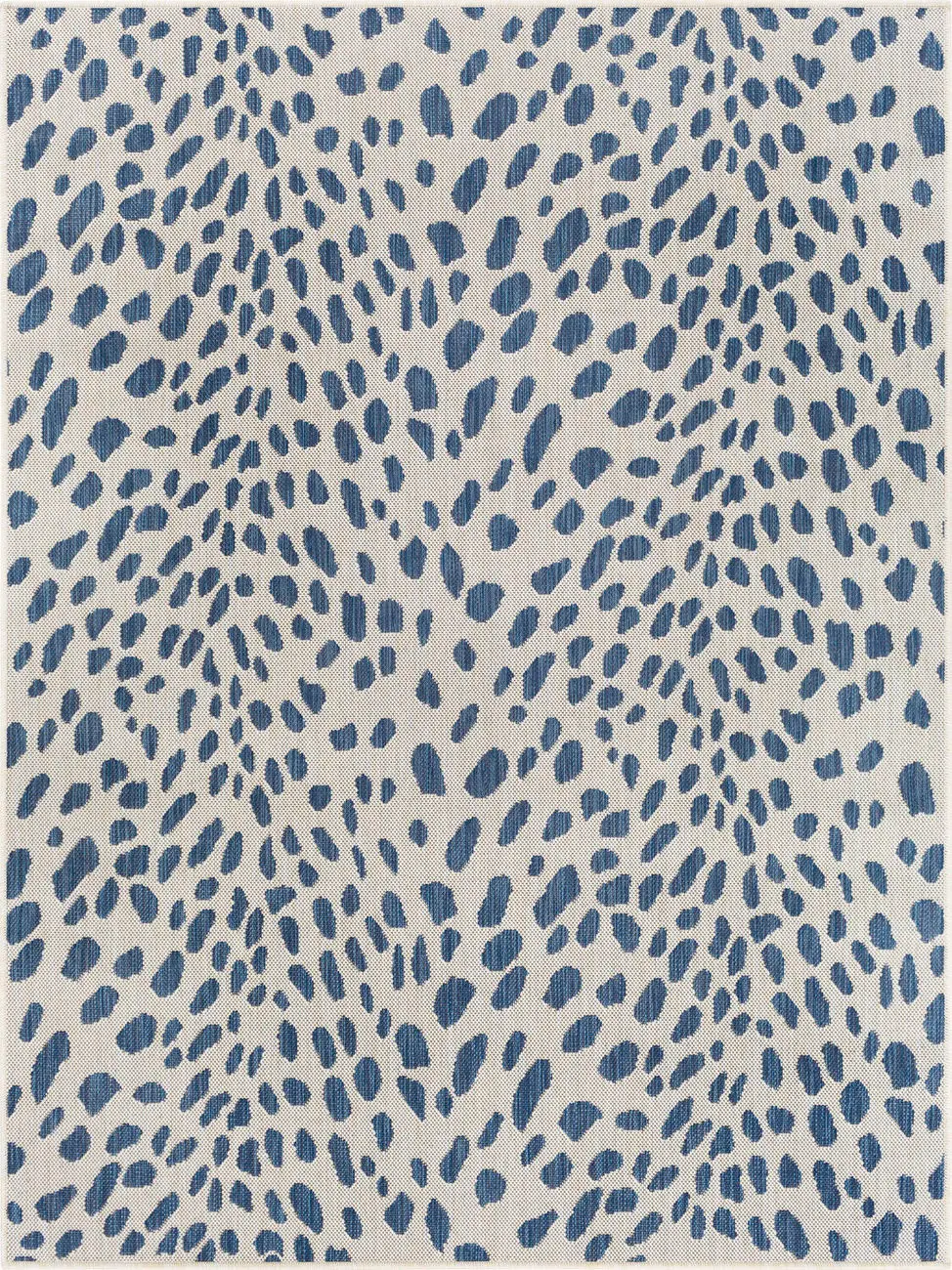 Modern Loom Malibu MBU-2331 Blue Power Loomed Synthetic Rug