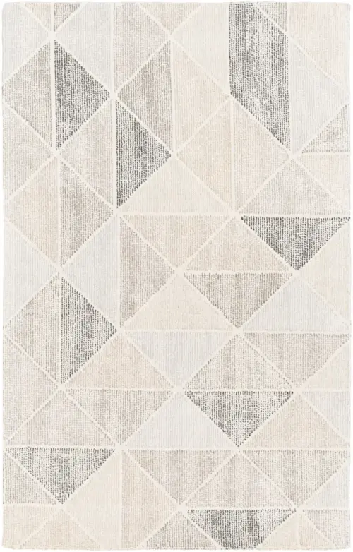 Surya Melody MDY-2004 Black Wool Abstract Rug