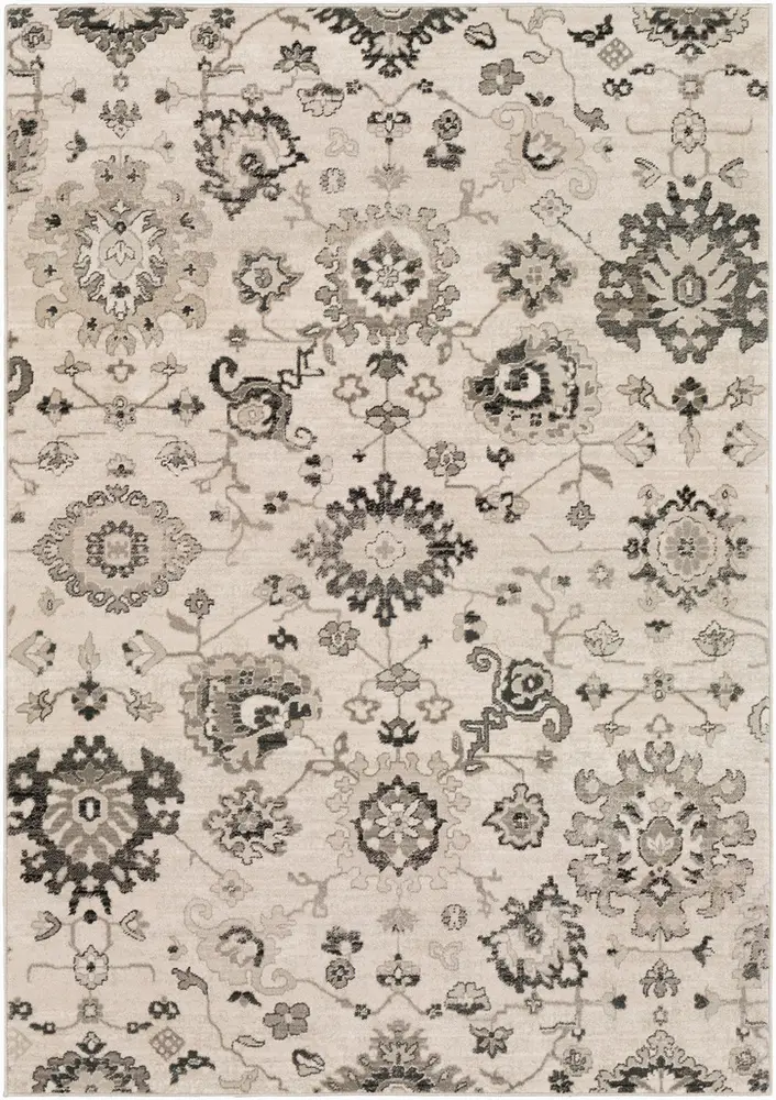 Mesopotamia MEP-2308 Camel Traditional Floral Rug