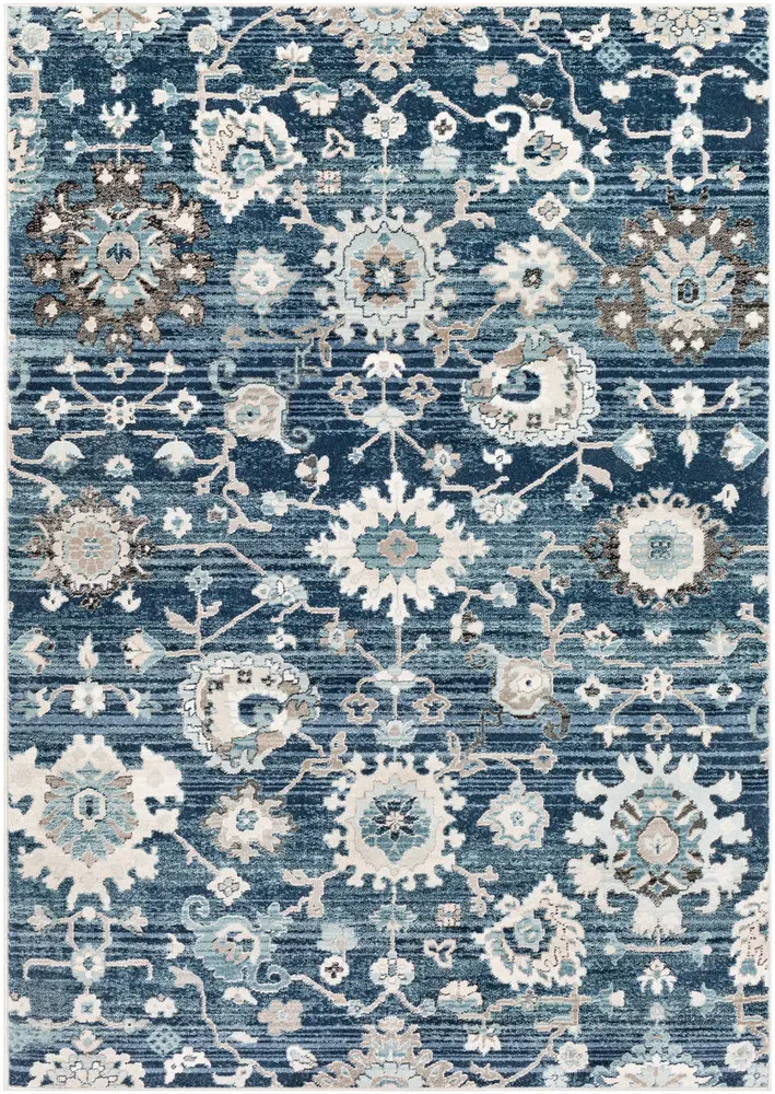 Mesopotamia MEP-2310 Medium Gray Synthetic Traditional Rug