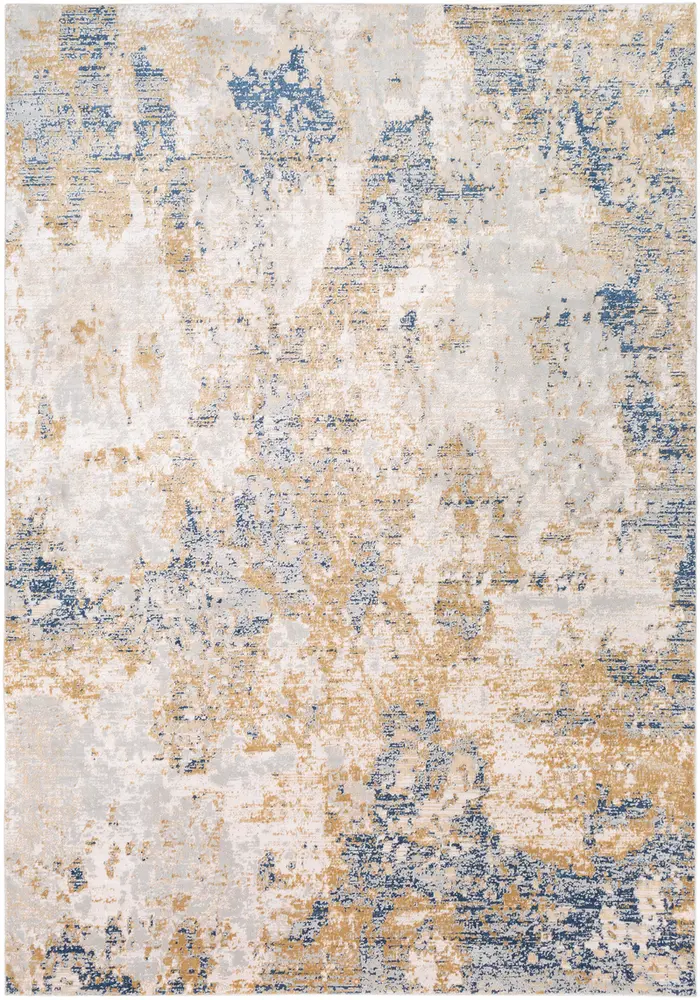 Milano MLN-2302 Light Gray Silk Abstract Rug