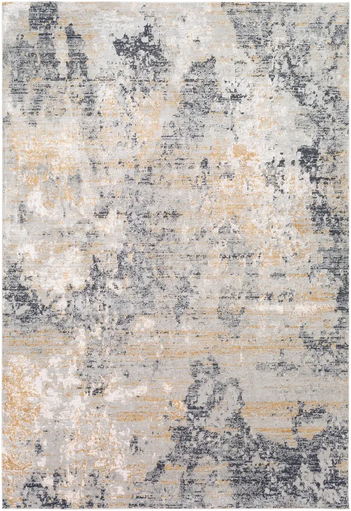 Milano MLN-2303 Light Gray Abstract Silk Rug