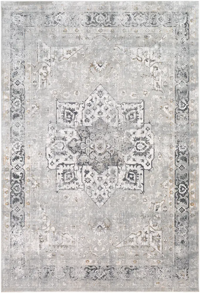 Milano MLN-2305 Light Gray Silk Traditional Rug