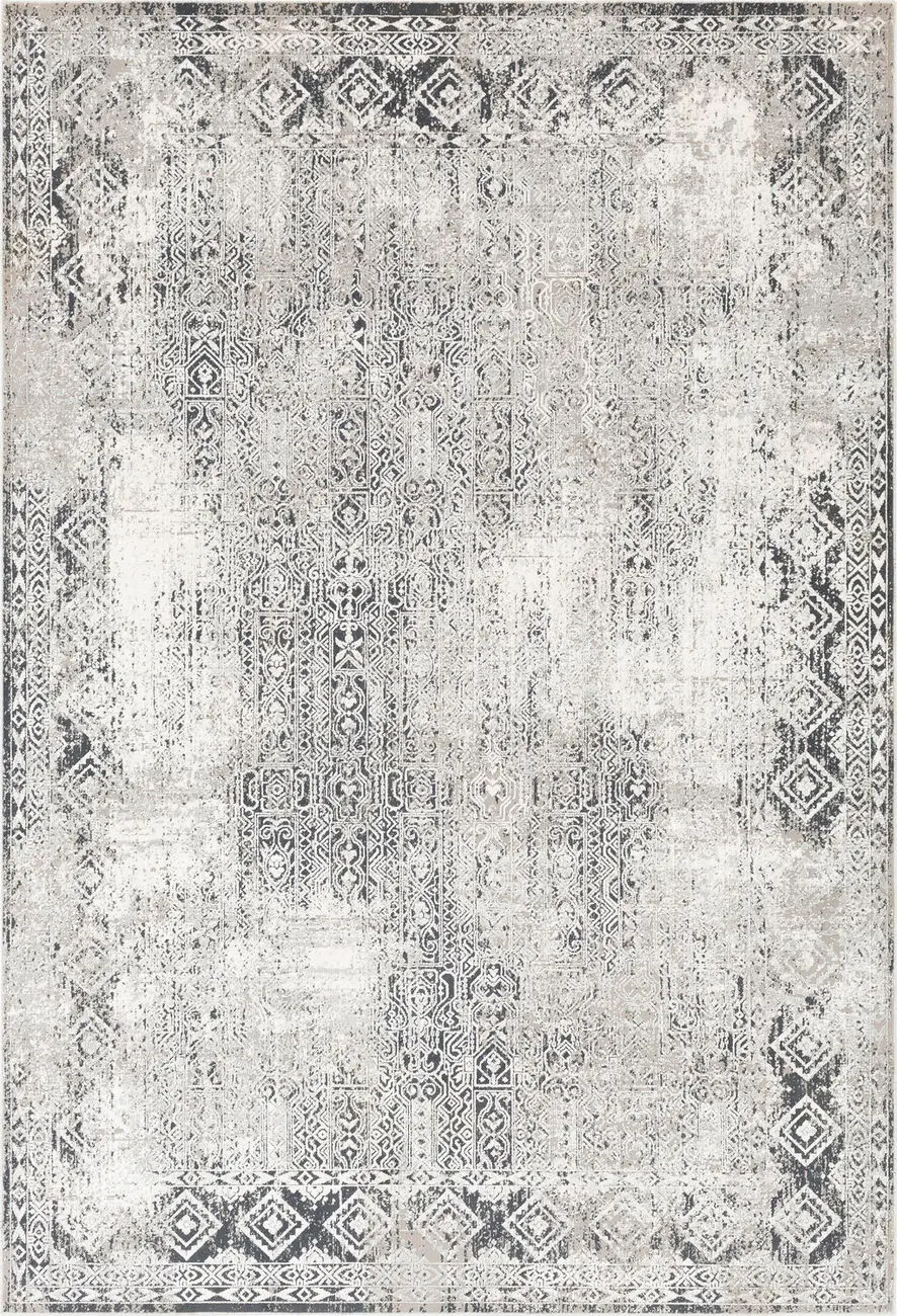 Milano MLN-2307 Gray Synthetic Silk Rug