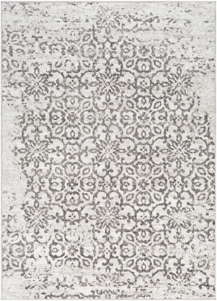 Monte Carlo MNC-2306 Charcoal Patterned Synthetic Rug