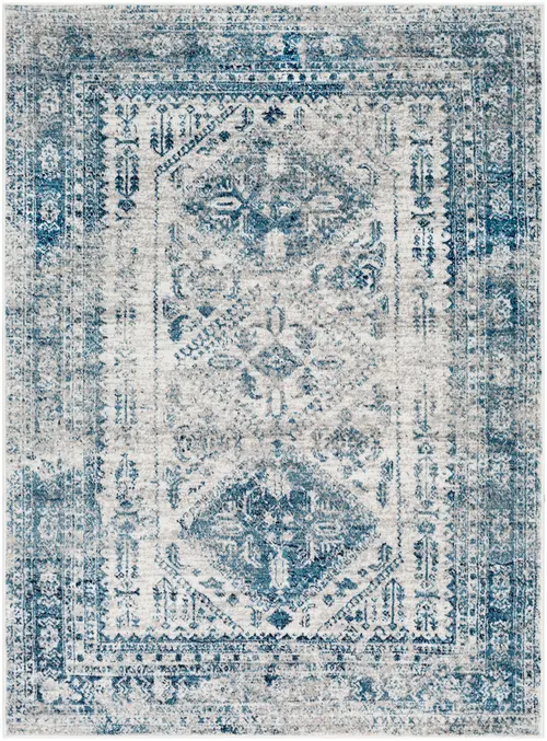 Surya Monte Carlo MNC-2313 Sky Blue Synthetic Transitional Rug