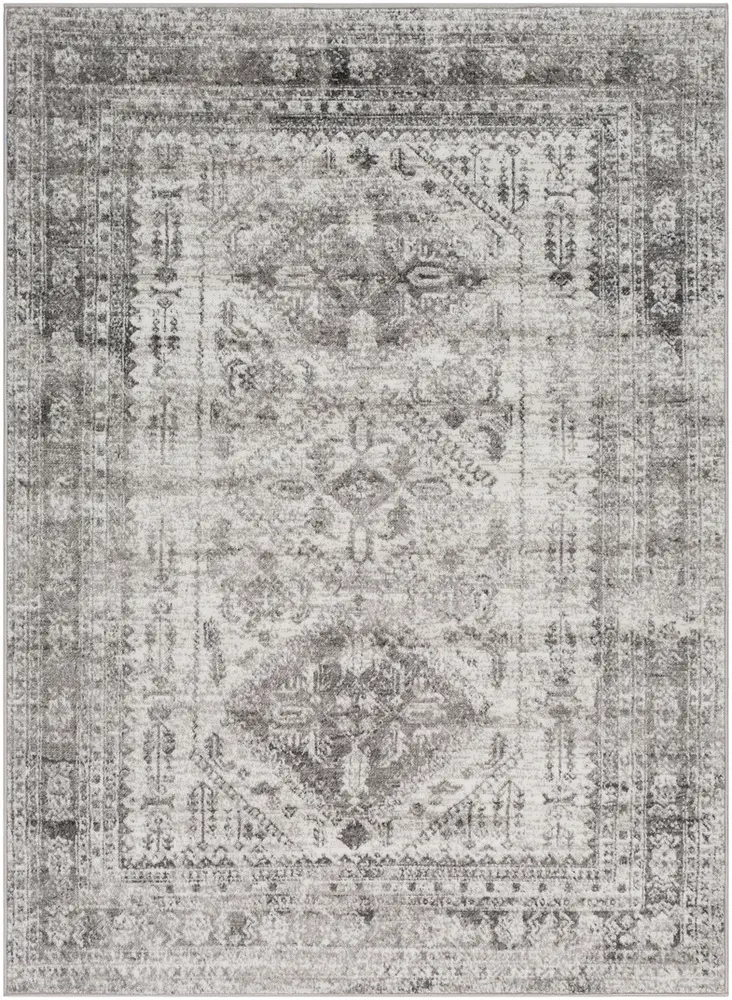 Monte Carlo MNC-2314 Light Gray Traditional Synthetic Rug