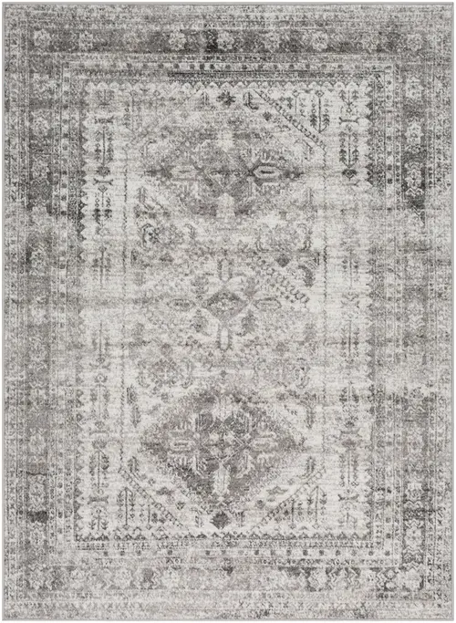 Surya Monte Carlo MNC-2314 Light Gray Traditional Synthetic Rug
