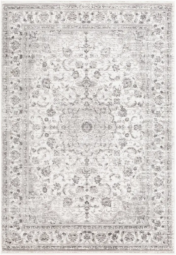 Monte Carlo MNC-2319 Light Gray Synthetic Traditional Rug