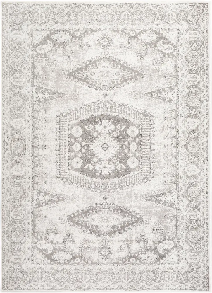 Monte Carlo MNC-2332 Light Gray Traditional Synthetic Rug