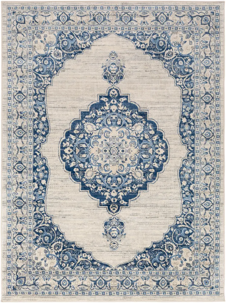Monaco MOC-2310 Navy Transitional Traditional Rug