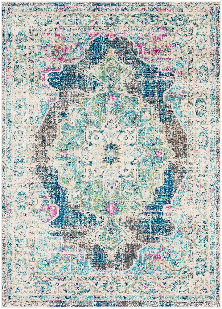 Alhaut ALT-2304 Navy Synthetic Transitional Rug