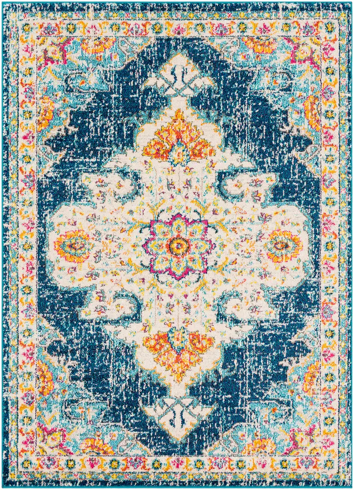 Alhaut ALT-2308 Teal Transitional Synthetic Rug