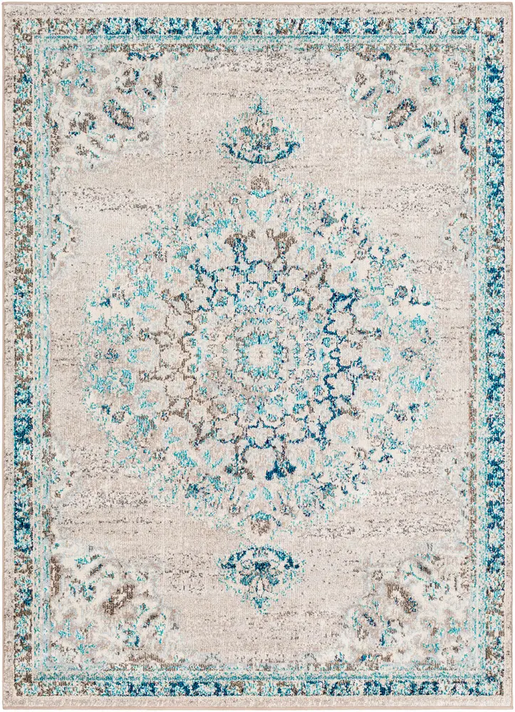 Alhaut ALT-2321 Light Gray Transitional Synthetic Rug