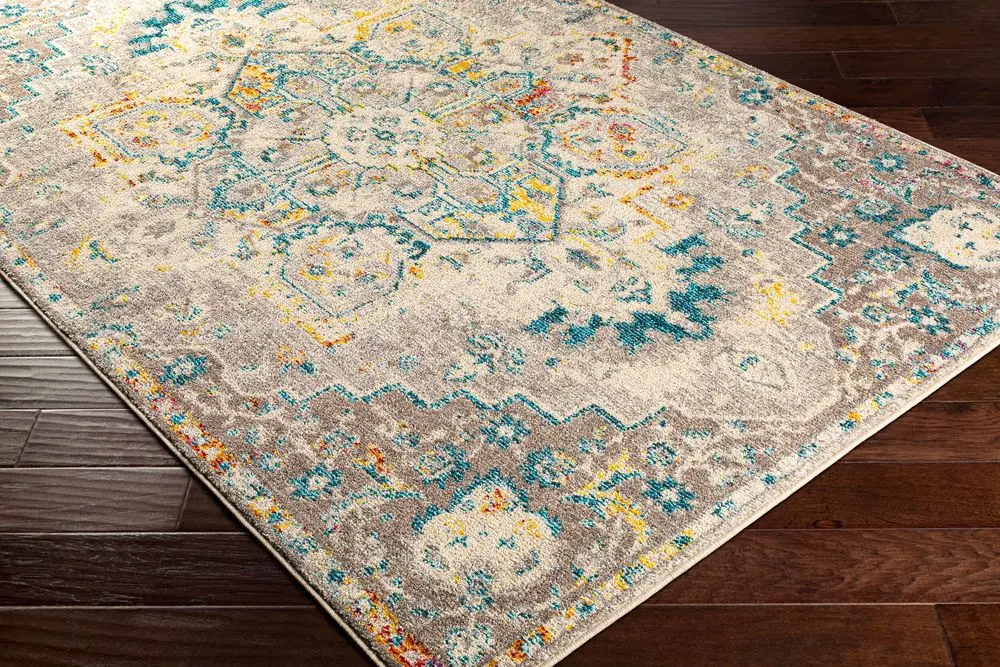 Morocco MRC-2330 teal Rug