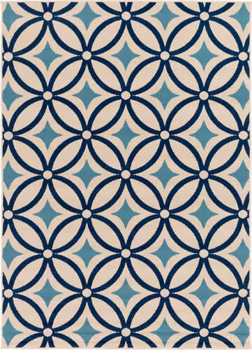 Surya Marina MRN-3001 Navy Outdoor Patterned Rug Product Image